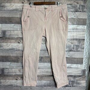 Torrid Women Jeans 16 Pink Denim Skinny Mid Rise Flap Pockets